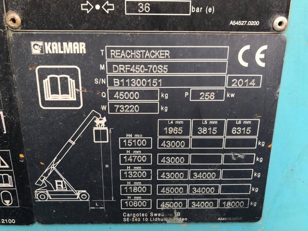 KALMAR DRF 450-70 S5 Reachstacker 