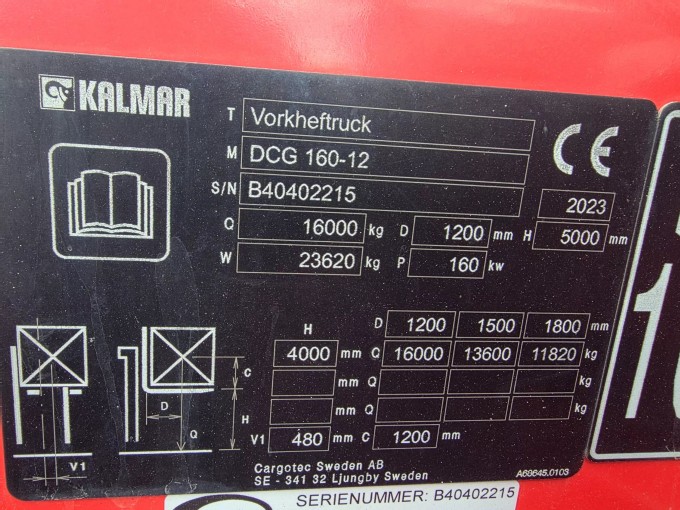 Kalmar DCG160-12 Empty Container Handler - foto 8