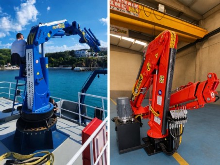 Puma Fully Foldable Marine Cranes