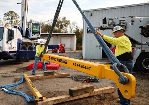 Crane Lifting Beams, 10-Ton Capacity, OSHA/ASME
