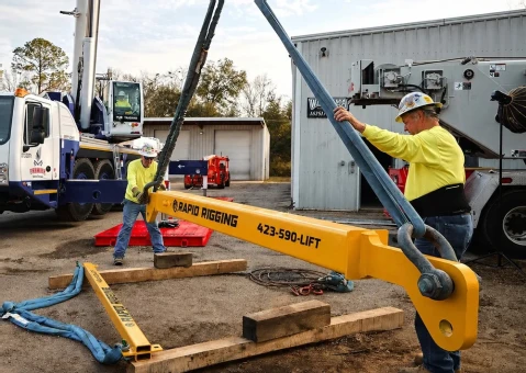 Crane Lifting Beams, 10-Ton Capacity, OSHA/ASME