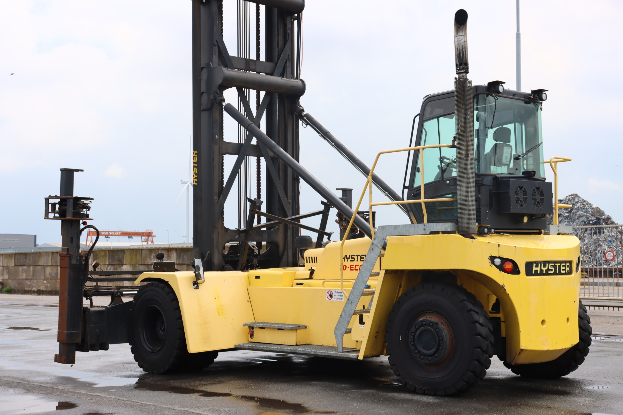 Hyster Container Lock Hyster H10XM-8ECD 10t Empty Container Handler – 2018 - Portneeds.com